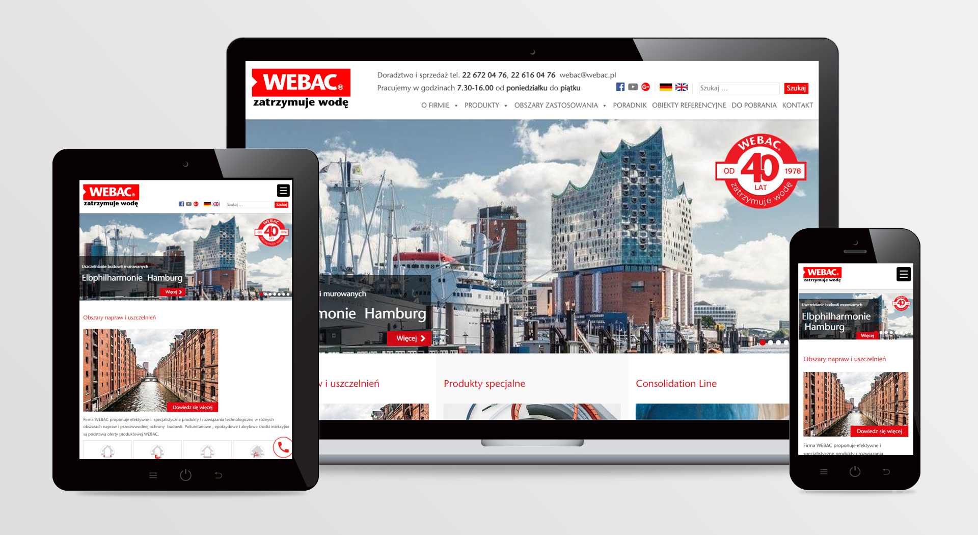 Strona internetowa Webac