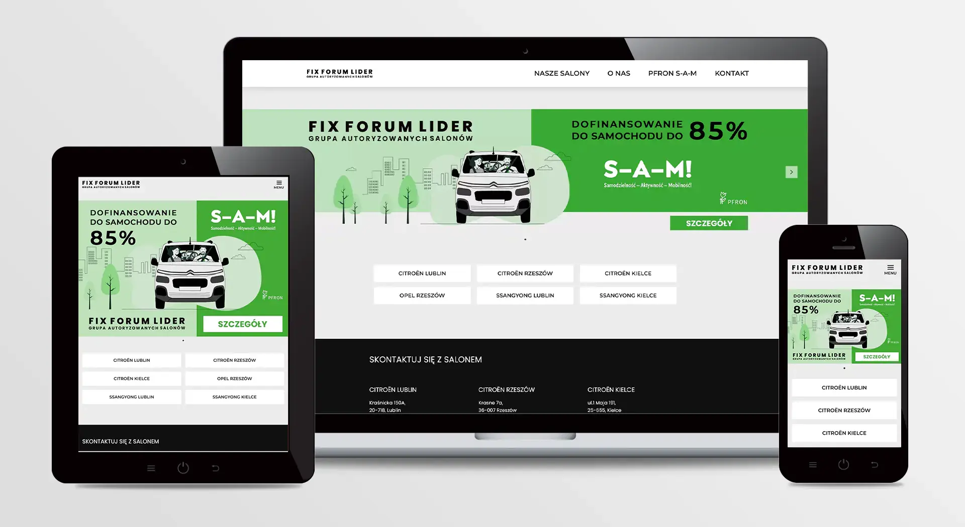 Strona internetowa Fix Forum Lider